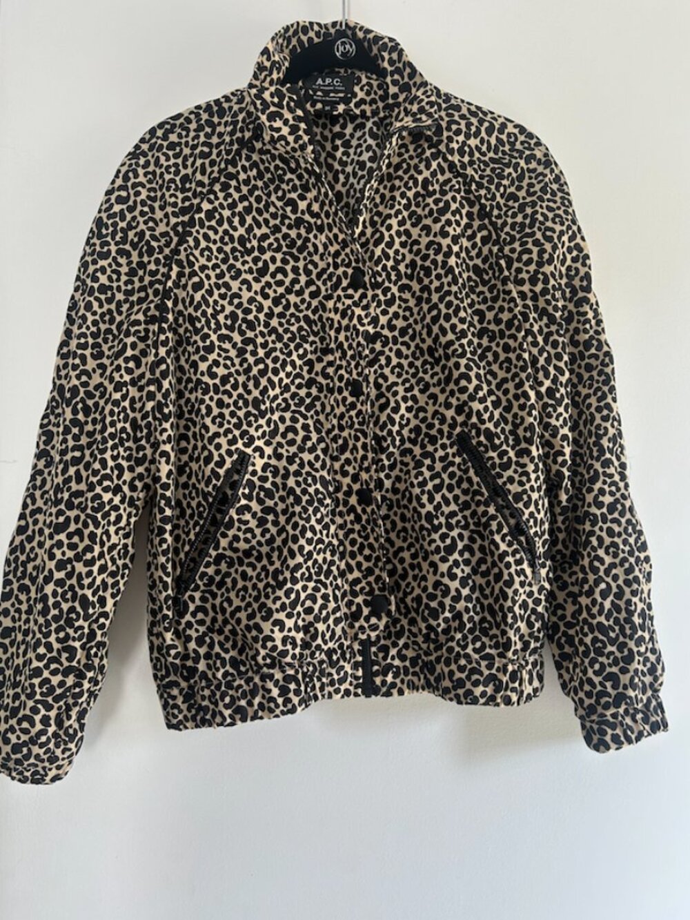 A.P.C. Leopard Print Windbreaker Jacket (Mint Condition) NWOT - Size 34 (US XS)